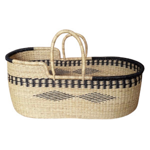 Meadow Bolga Moses Basket