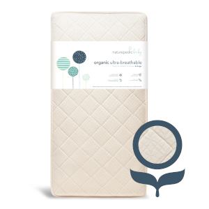 Naturepedic Organic Breathable Ultra 2 Stage Crib Mattress - Waterproof