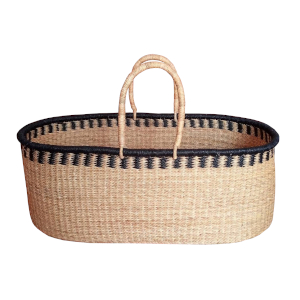 Large Raven Moses Basket for Loungers