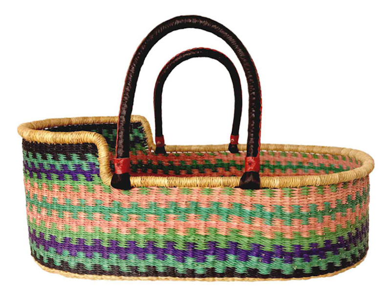 Large Silk Moses Basket  for Loungers